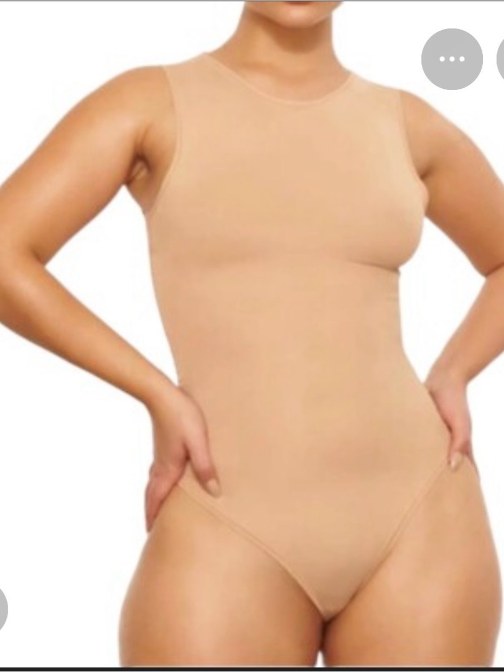 Skims Jelly Sheer nude Bodysuit